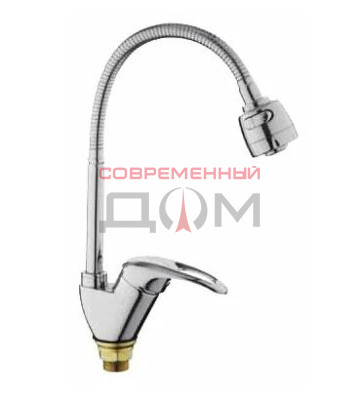 Кух.смеситель FRAP F4303 гибкий излив, с картриджем